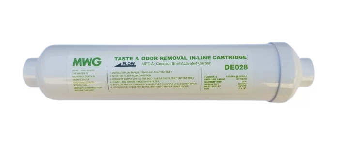 10" - Taste and Odor Removal in-line Cartridge (ILF-DE028)