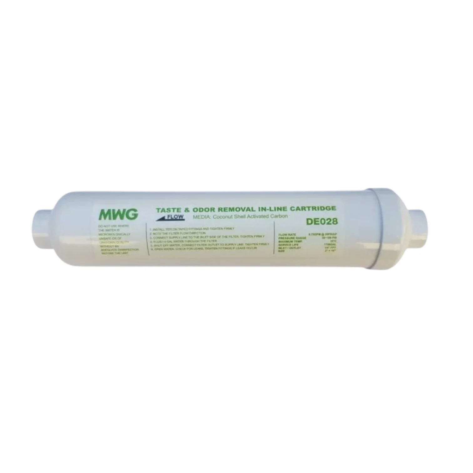 10" - Taste and Odor Removal in-line Cartridge (ILF-DE028)