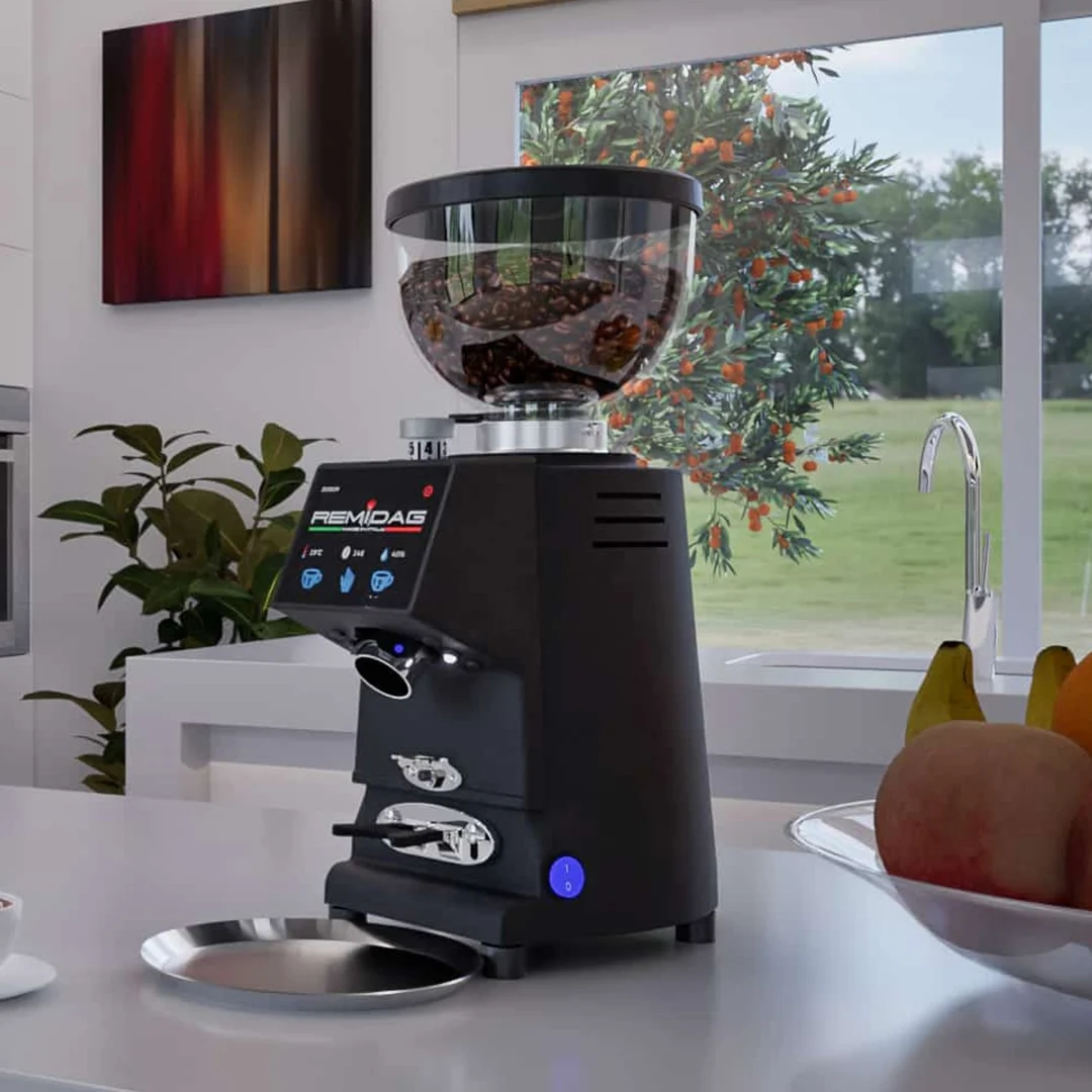 Remidag Master 58P-E Grinder (Black) Full Touch Display