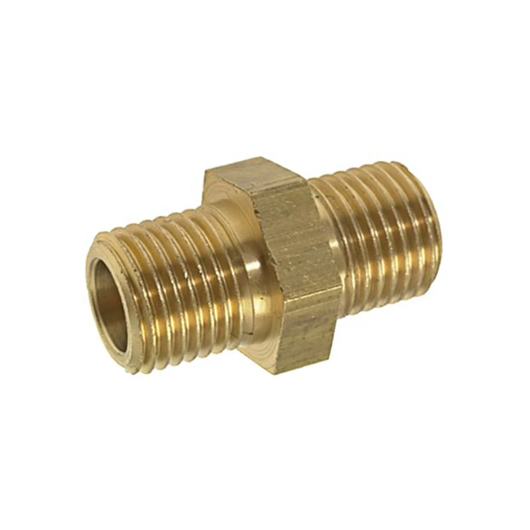 1/2M x 1/2M Brass fitting conical nipple